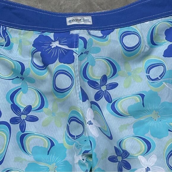 Patagonia Women’s Blue Floral Swim Capri Surf Board Pants Tropical Hawaiian 6 - Picture 5 of 7